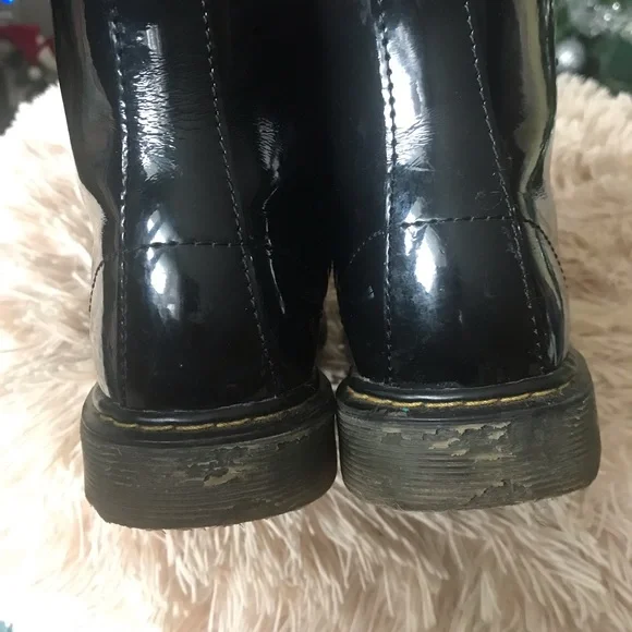Dr Martens Delaney Sz 3 Black Patent - Picture 4 of 9